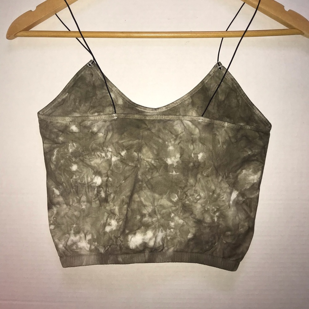Sold!! NWOT Free People Brami Green Tie Dye Tank - Picture 7 of 8